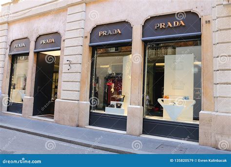 Prada store in rome italy